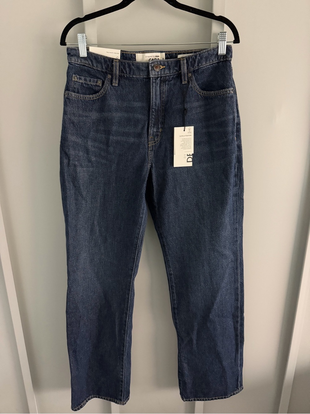 Dynamite "Cara" High-Rise Straight Leg Jeans - Dark Wash NWT size 8